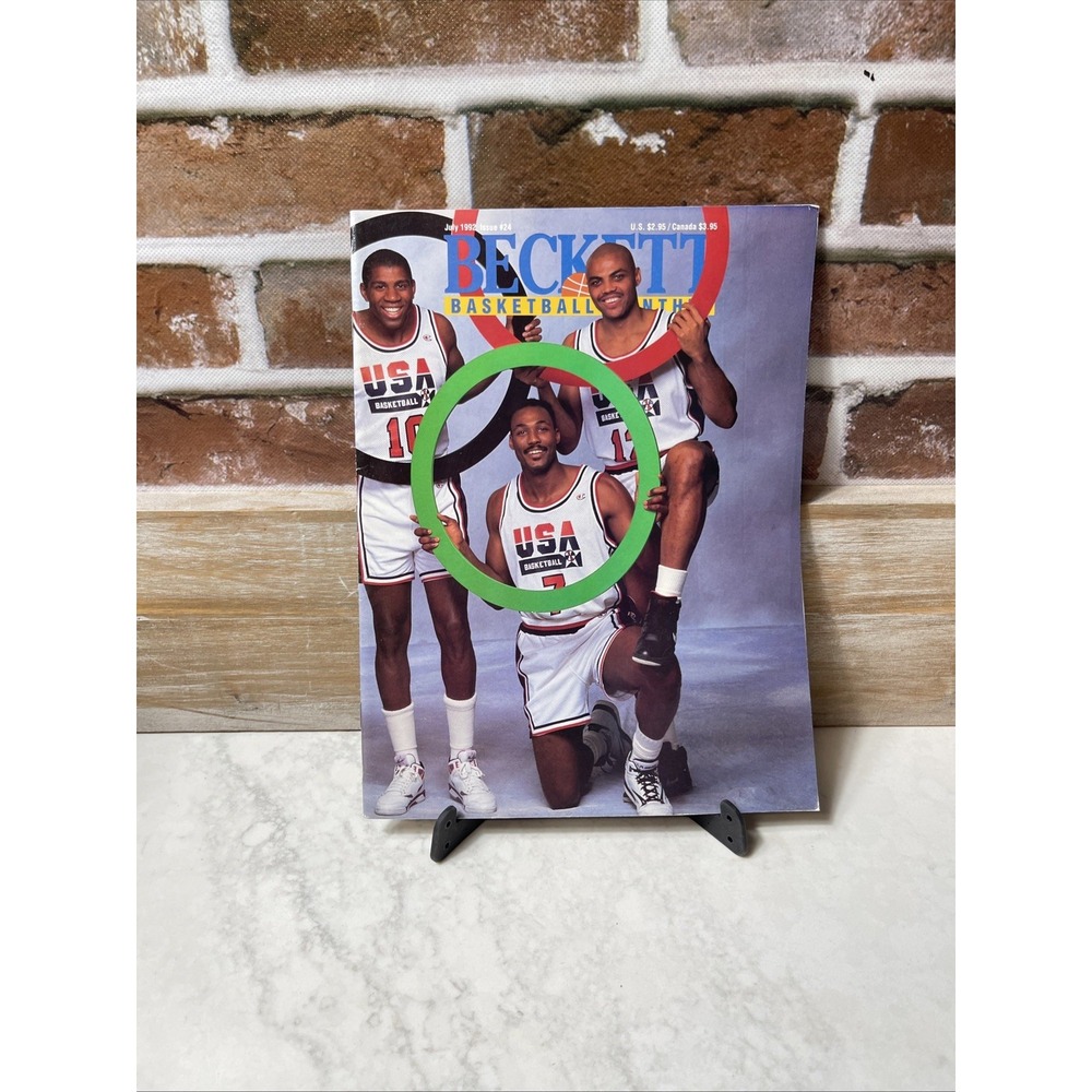 Beckett Basketball Monthly Jul 1992 Issue #24 USA Basketball Cover